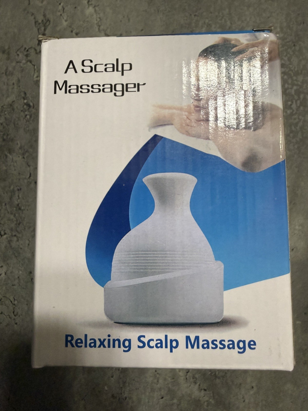 Portable Electric Head Scalp Massager Scratcher Stress Relief Women Men Pets
