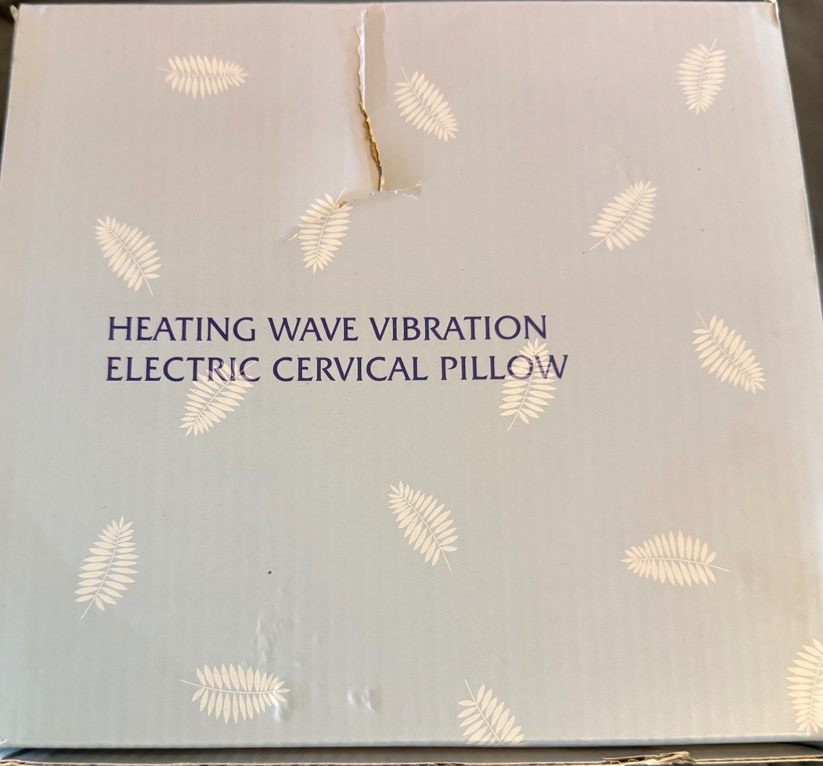NEW PORTABLE 3 IN 1 Heating Wave Vibration Electric Cervical Pillow OPEN BOX
