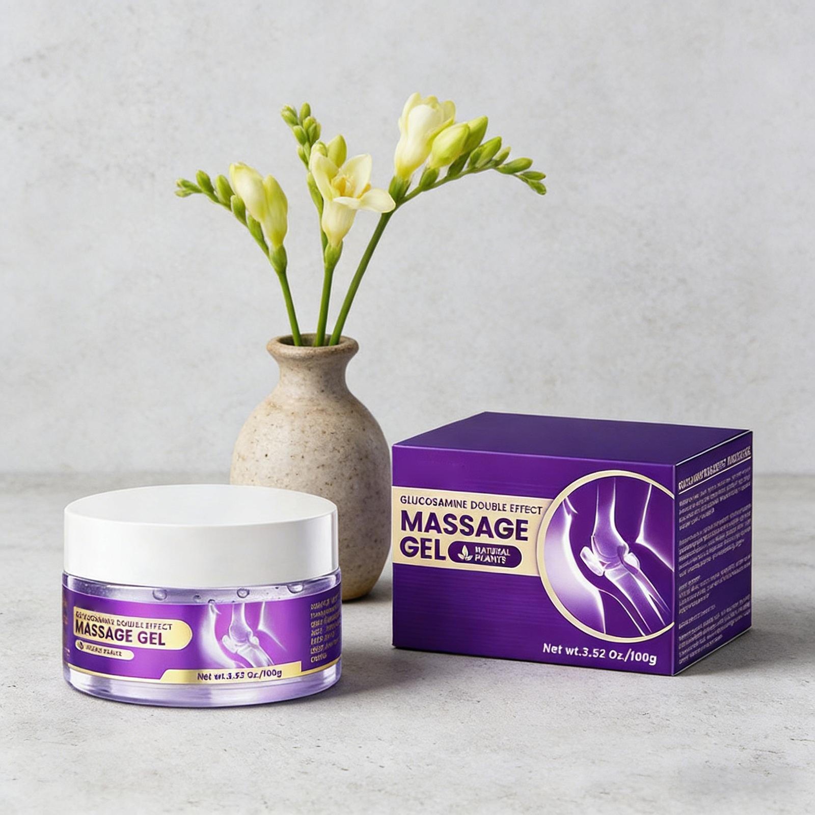 100ml Herbal Extract Joint Massage Gel Soothing Relief Improve Joint Flexibility