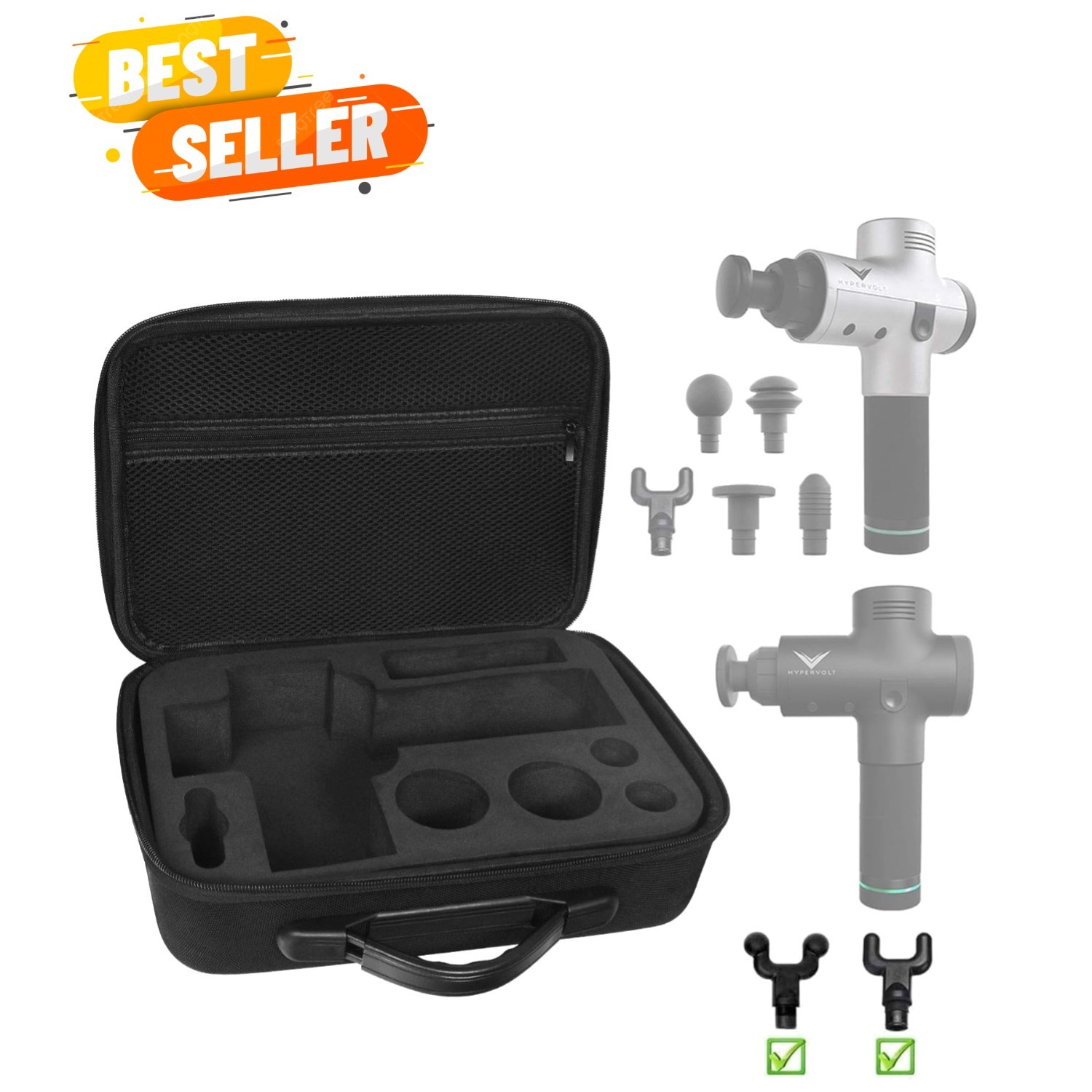Durable Waterproof Hard Shell Case for Hyperice Hypervolt – Perfect for Travel