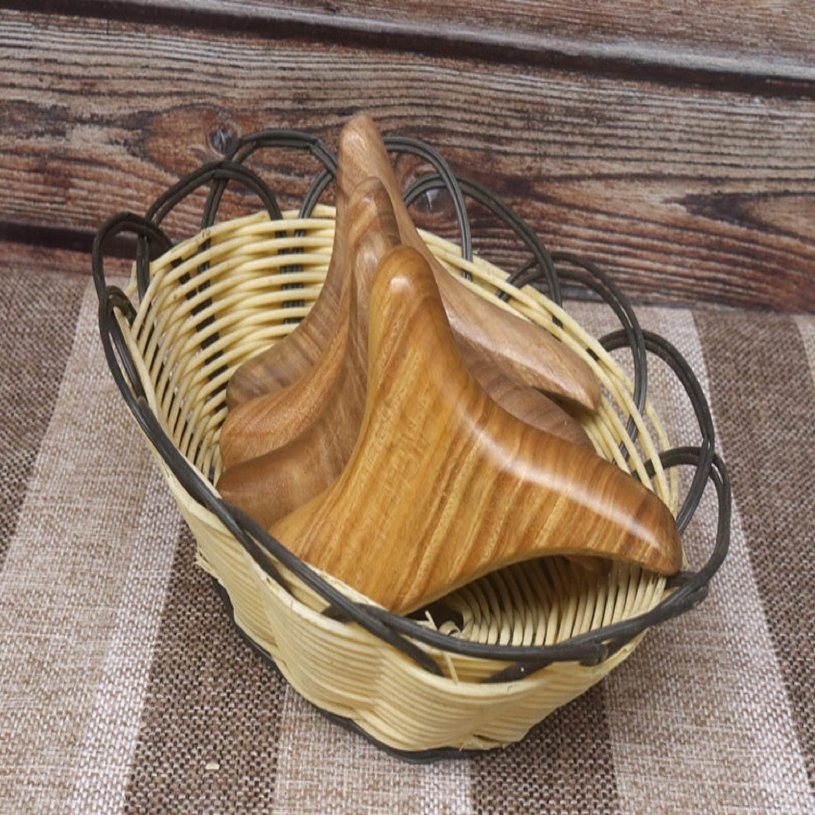 Broman Reflexology Tools, Wood Therapy Massage Widely Used Camphorwood