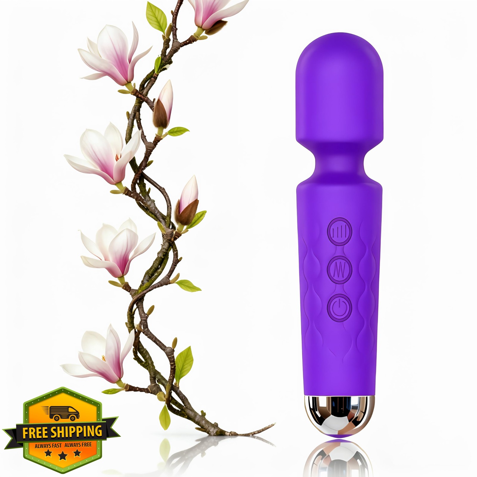 JEKMOS Personal Massager Pink Rose Black Purple