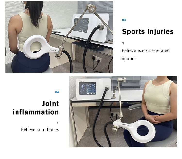 2025 Protable PEMF EMTT Magnetic Pain Physio Therapy Massage Device PMST Machine