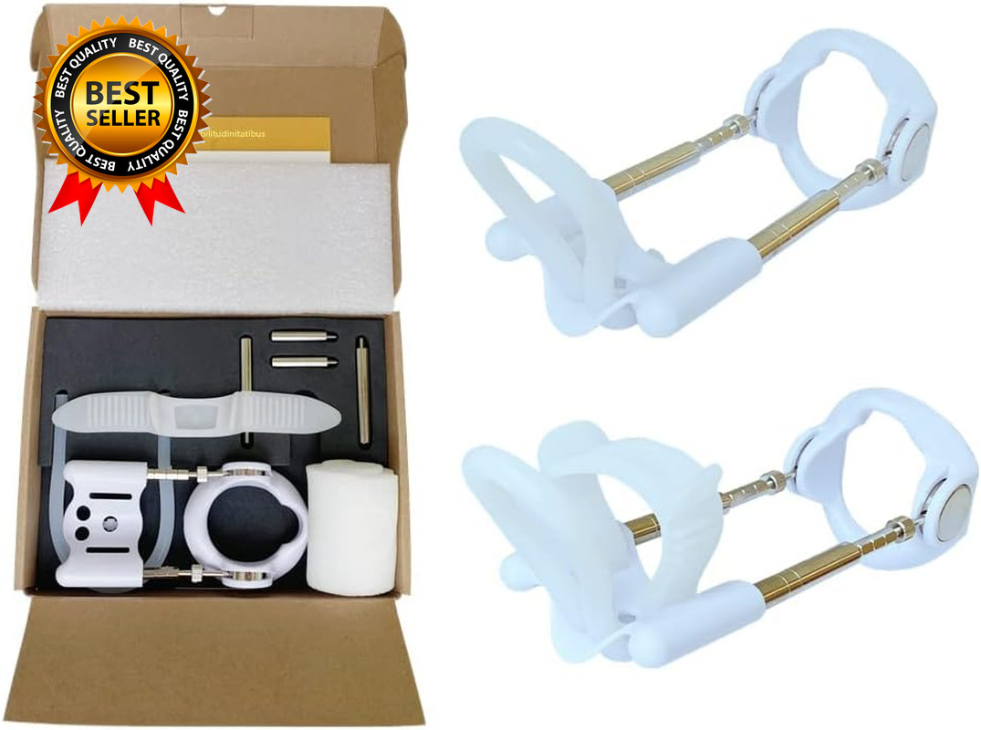 White Penile Traction Device Effective Penile Enlargement Stretching Exercise Ki
