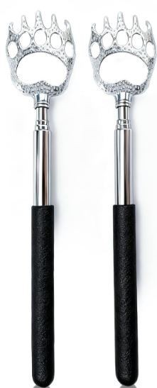 Back Scratcher Extendable, Metal Bear Claws Men, Women,Adults,Christmas Stocking