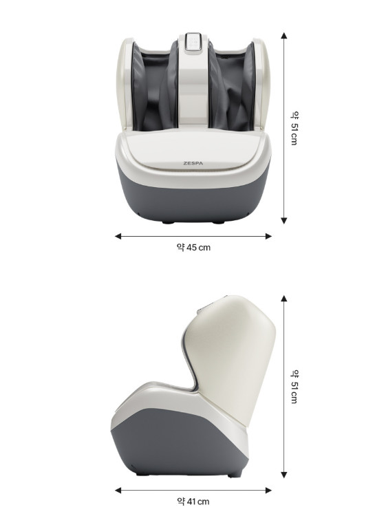Zespa ZP4380 Leg The Beat Tapping Air Calf Foot Massager–Compression Leg Massage