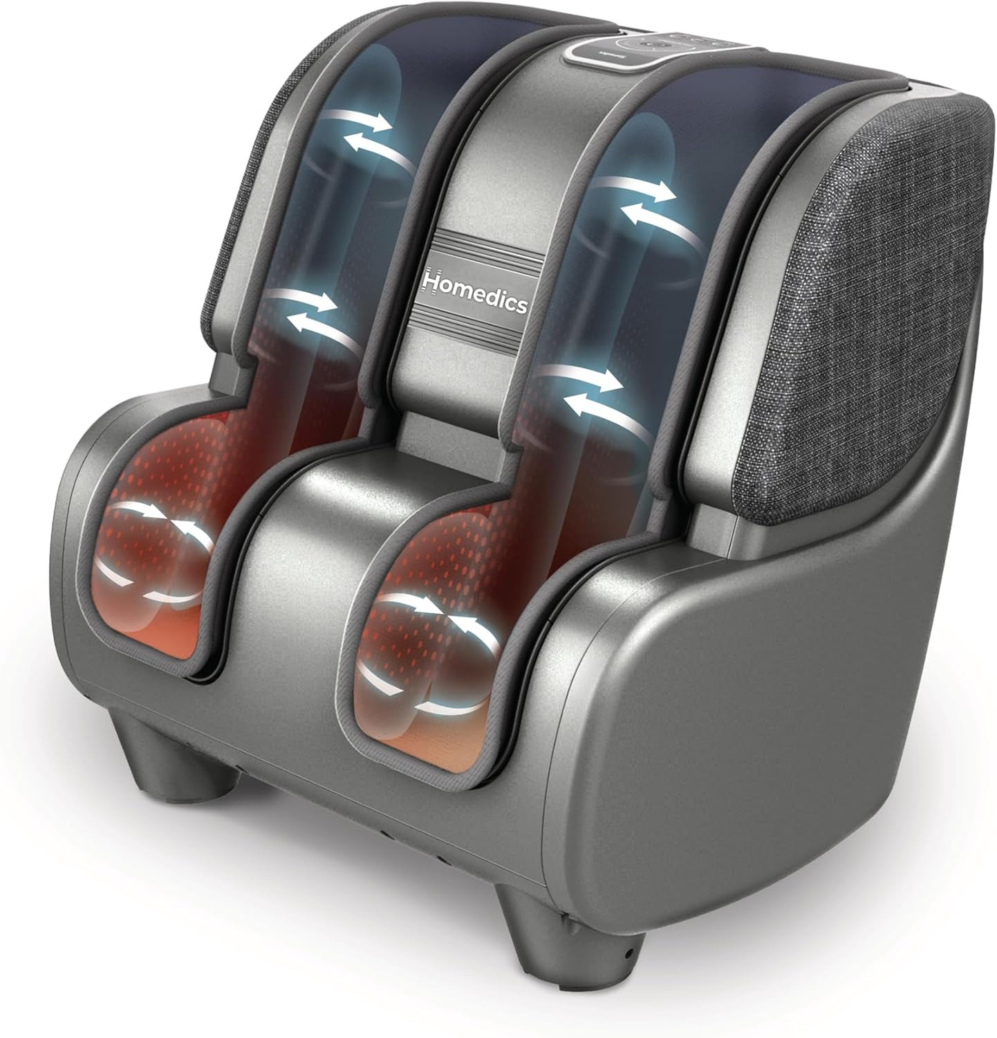 Deluxe Foot & Calf Massager with Adjustable Tilt, 4 Programs, 3 Intensity Levels