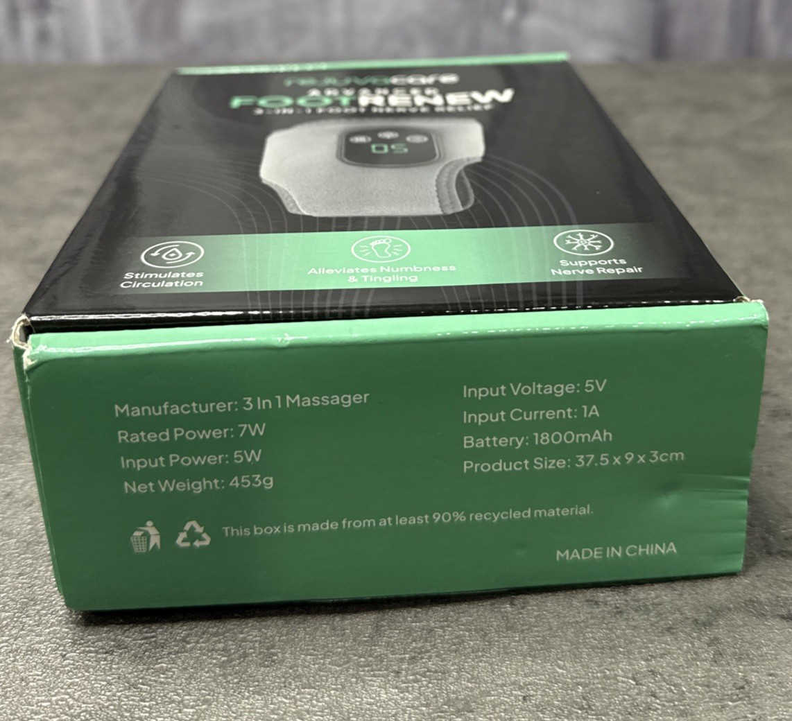 Rejuvacare Advanced Foot Renew 3-in-1 Foot Nerve Relief