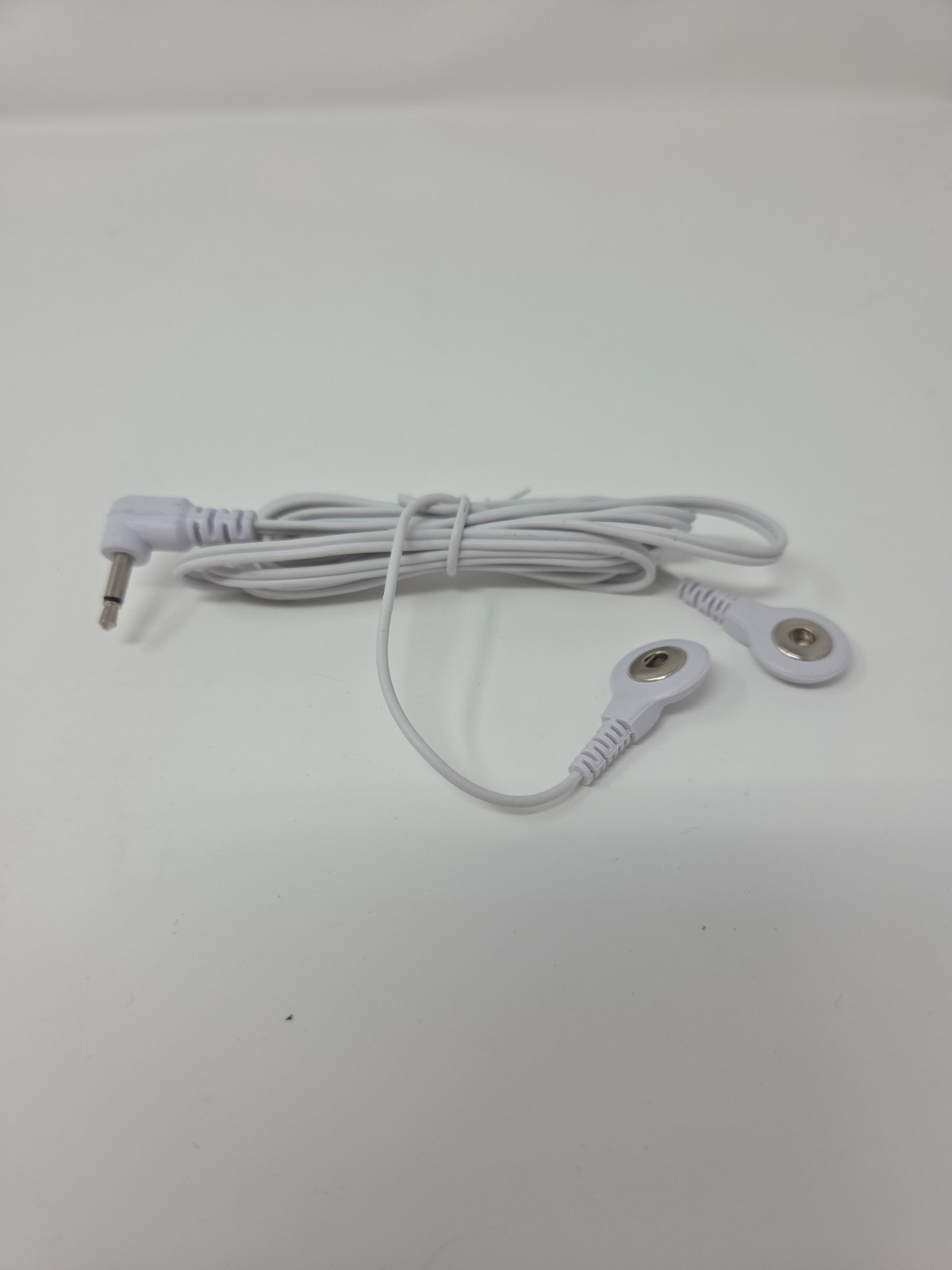 Electrode Lead Wires Connecting Cable TENS Therapy Massager 3.5mm 2 Button