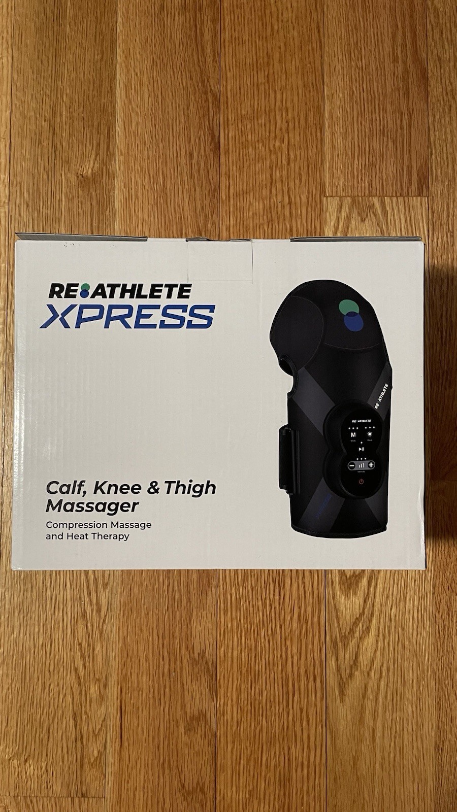 REATHLETE XPRESS Knee Leg and Thigh Massager New Open Box RE-xpress Mint Therapy