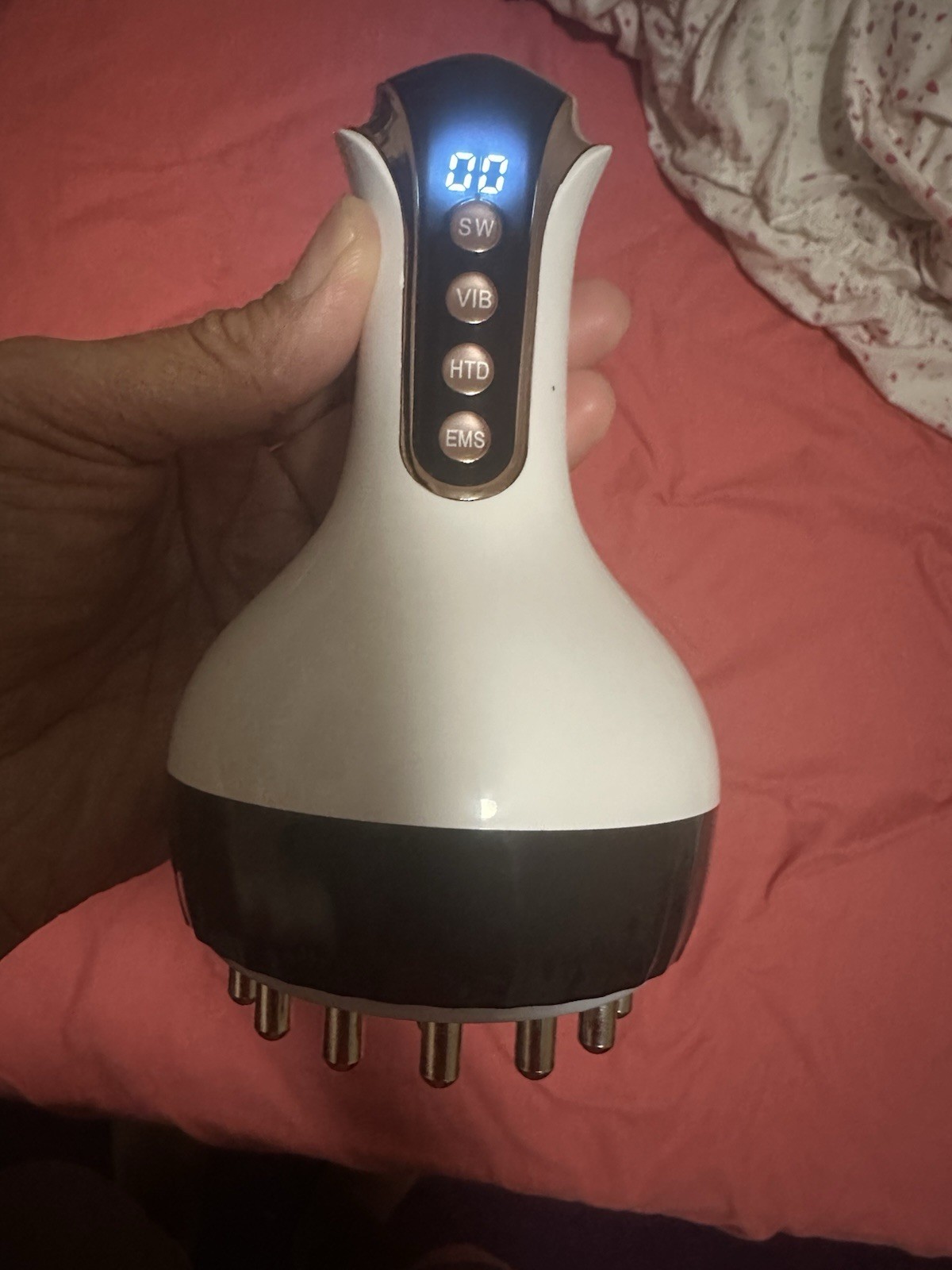 Electric Meridian Brush ZS-0026 Heated EMS Vibrating Massager 24 Heads Full Body