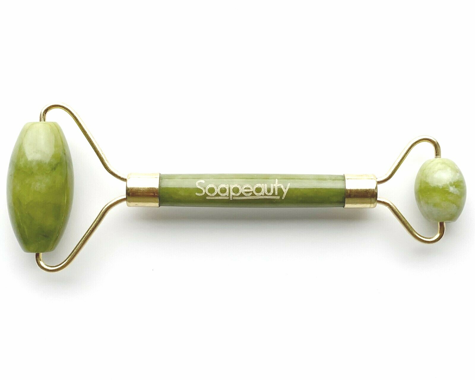 Jade Facial Roller Dual Action Face Massager 100% Natural Jade Stone
