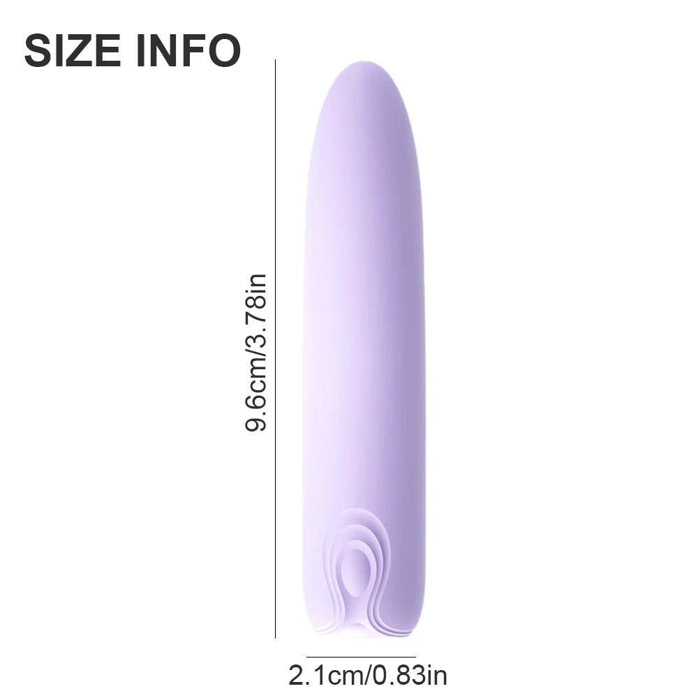 Small Bullet Vibrator for Women: Waterproof Mini Clit Vibrator with 10 Modes, G
