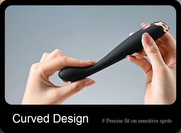Women Mini Heating Powerful Bullet Shape 10 Speed Vibrating Massage Rechargeable