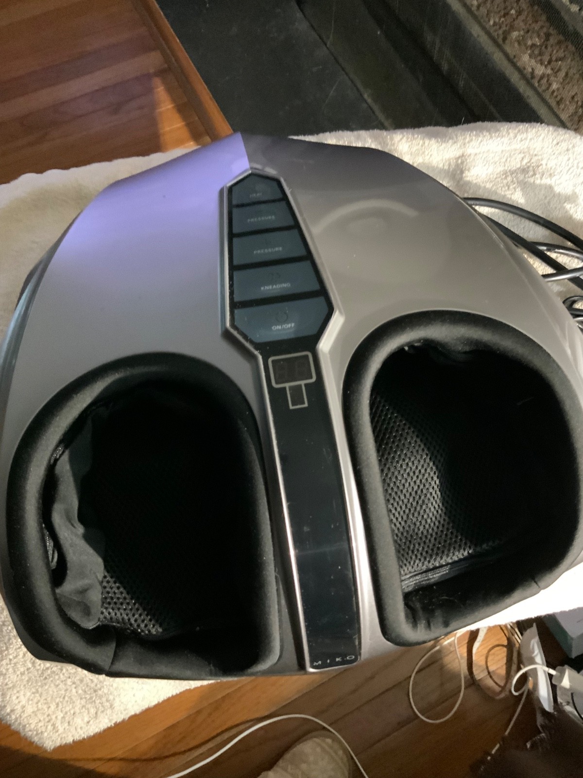Miko Shiatsu Foot Massager With Deep Kneading, Heat Therapy, and Rolling Massage