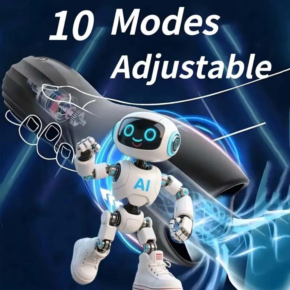 Portable Electric Body Massager 10 Vibration Modes USB Charging Muscle Recovery