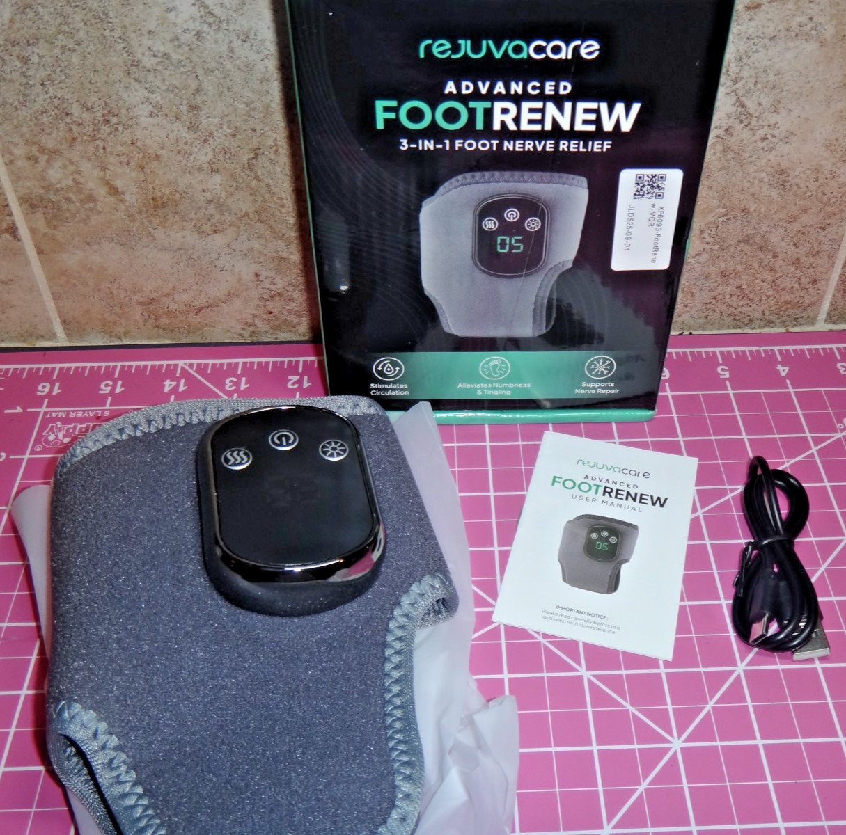 Rejuvacare Foot Renew Triple Method Foot & Ankle Massager