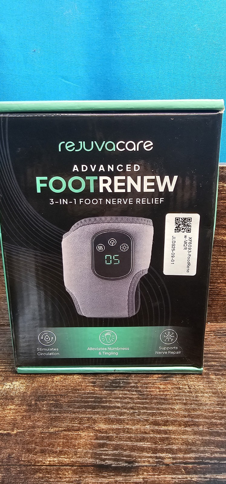 Rejuvacare Advanced FootRenew Heated Rechargeable Foot Massage Machine