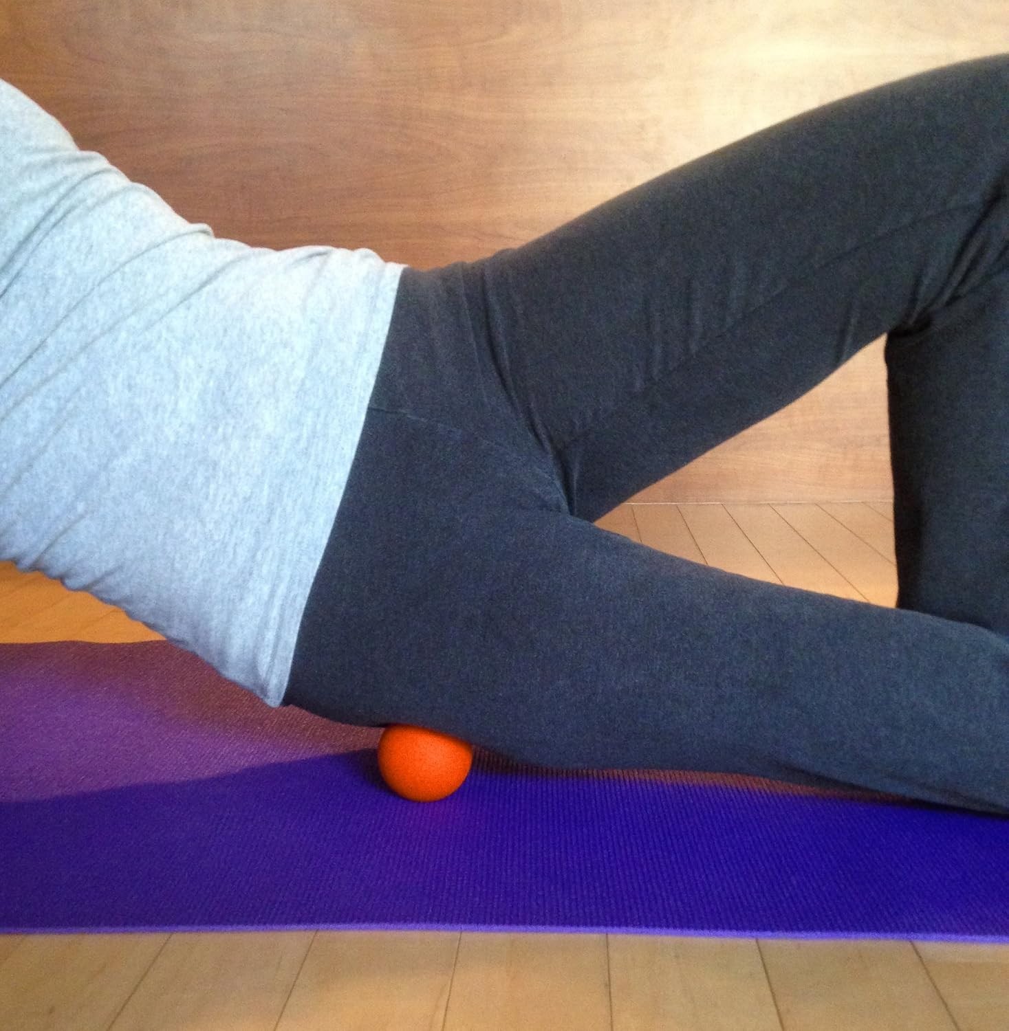 Solid Rubber Massage Balls – Myofascial Relief & Yoga Therapy Set of 2