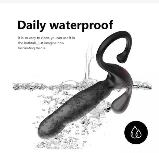 WATERPROOF USB CHARGING VIBRATING THRUSTING PROSTATE UNISEX MASSAGER STIMULATOR