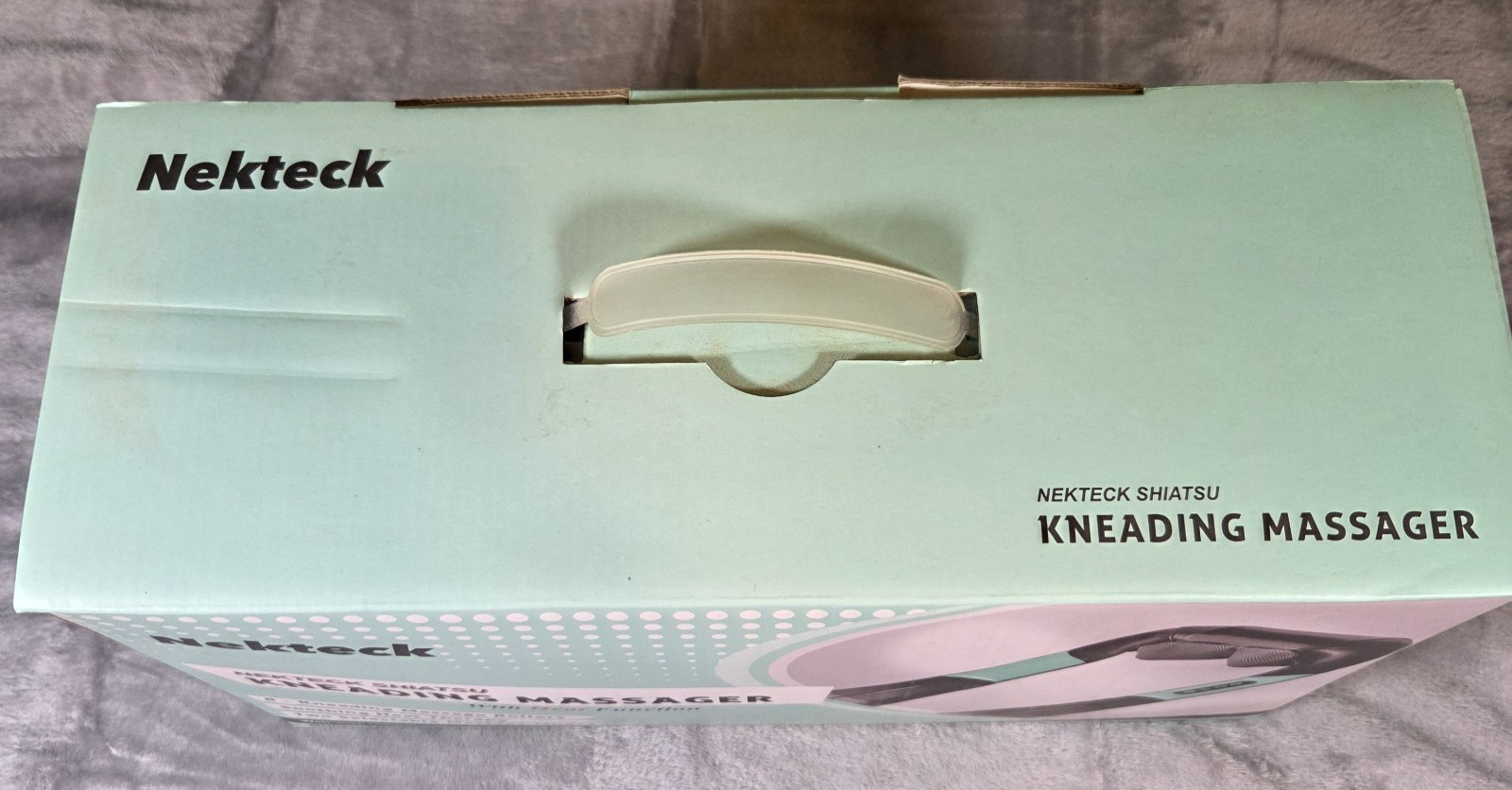 Nekteck Shiatsu Back Shoulder and Neck Massager with Heat Full Body Model LMS-8