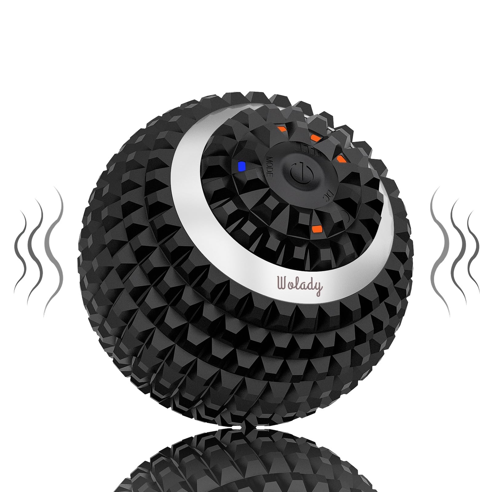 Vibrating Massage Ball 4-Speed High-Intensity Fitness Yoga Massage Roller, Re…