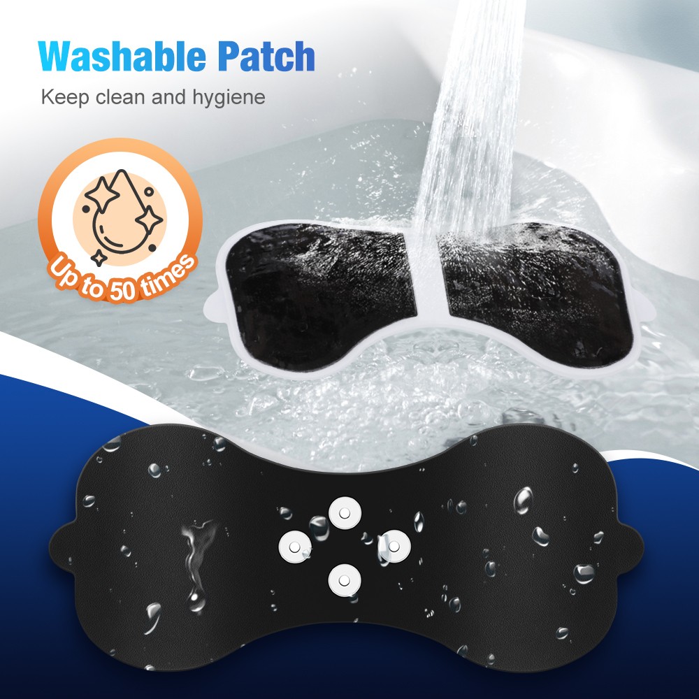 Mini Electric Heating EMS Neck Back Massager Cervical Massage Patch Stimulator