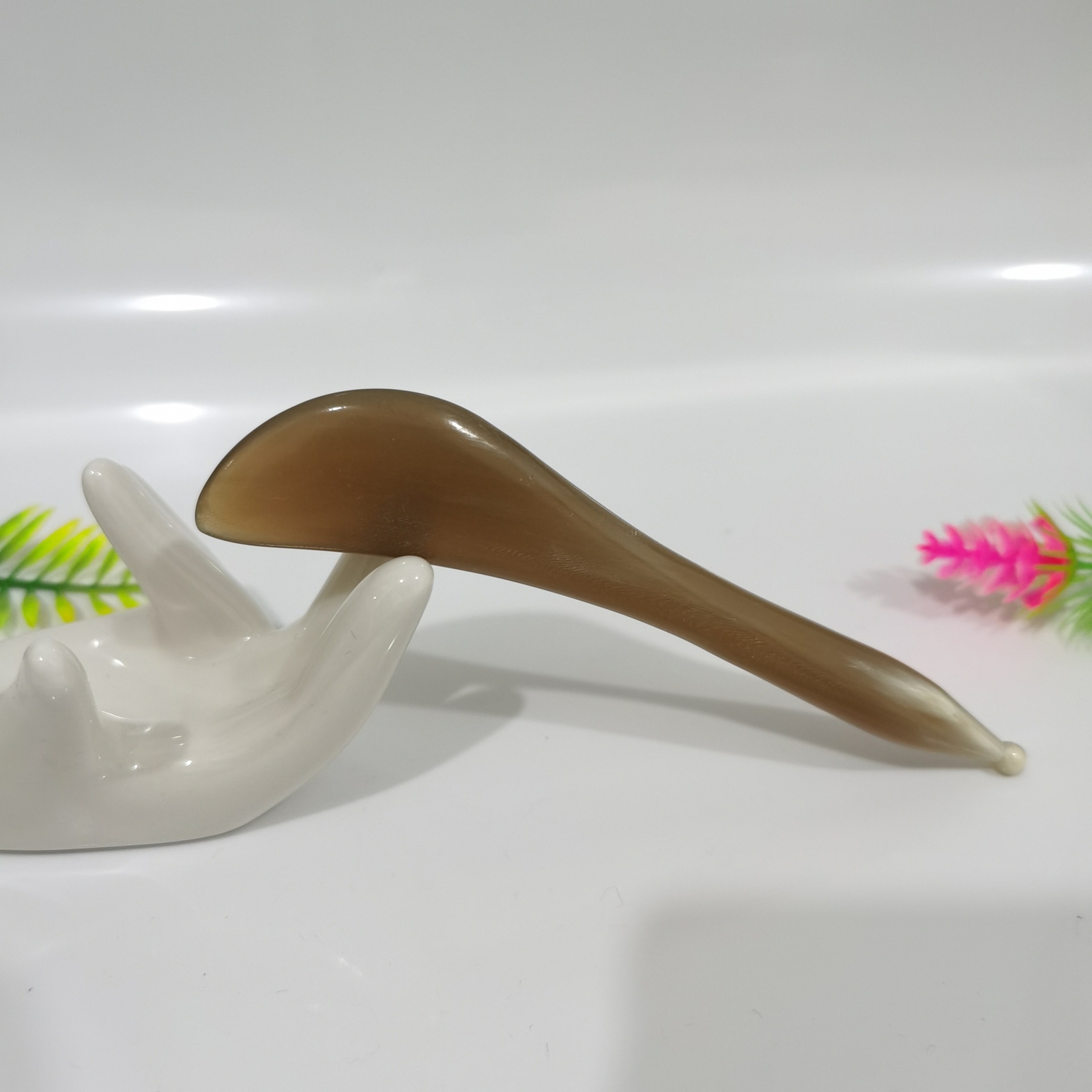 Natural Yak Horn Gua Sha Tool Face Special Point Tool Gua Sha Tools Massage Tool