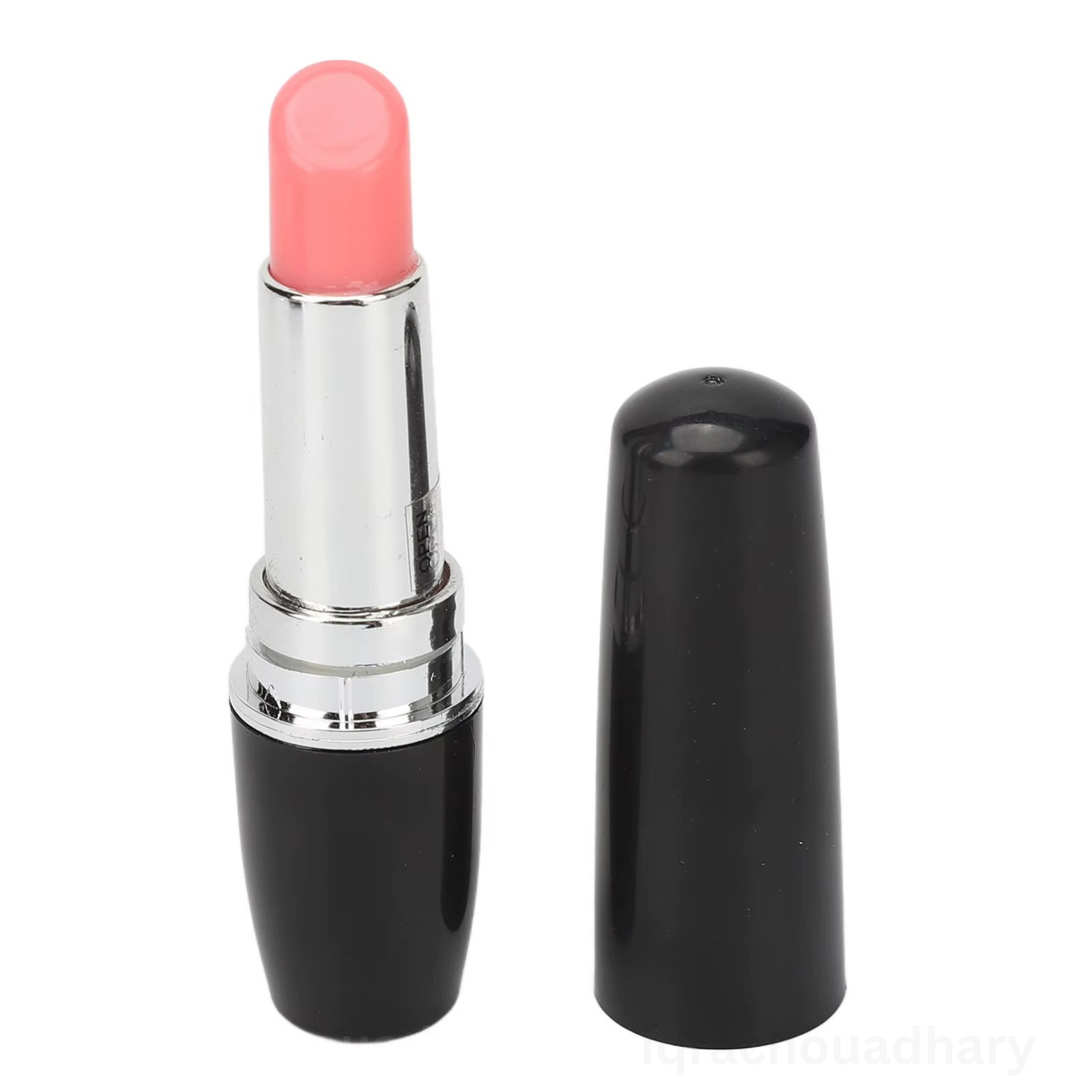 Lipstick Massager Portable Black Lipstick Shape Vibration Face Massage Wand NEW