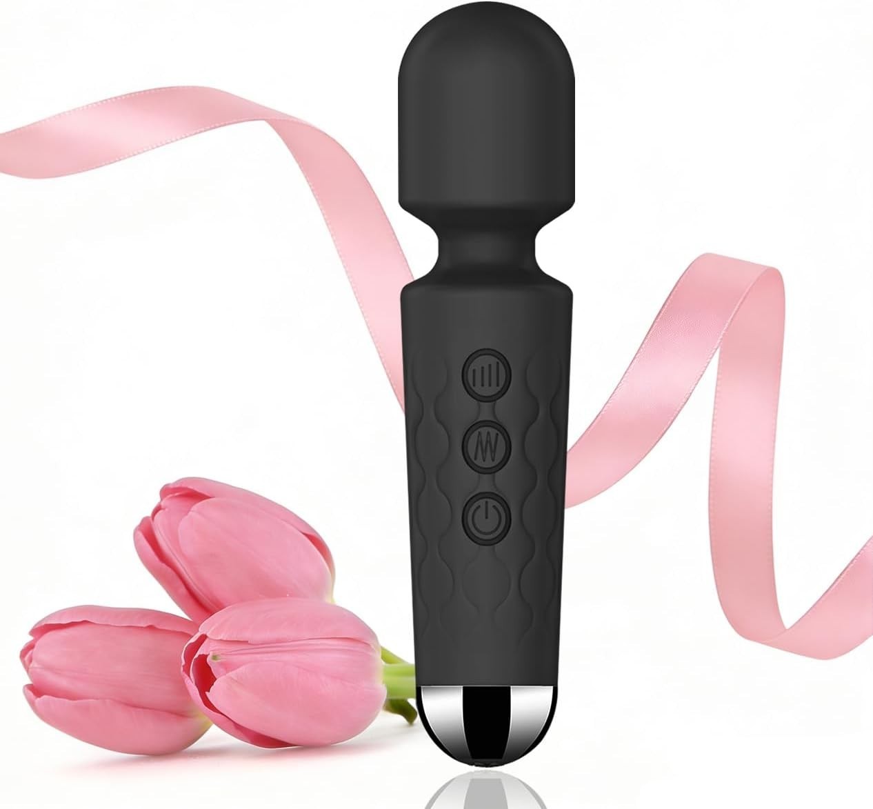 Quiet and Waterproof Personal Massager – 8 Patterns, 20 Speeds for Stress Relief