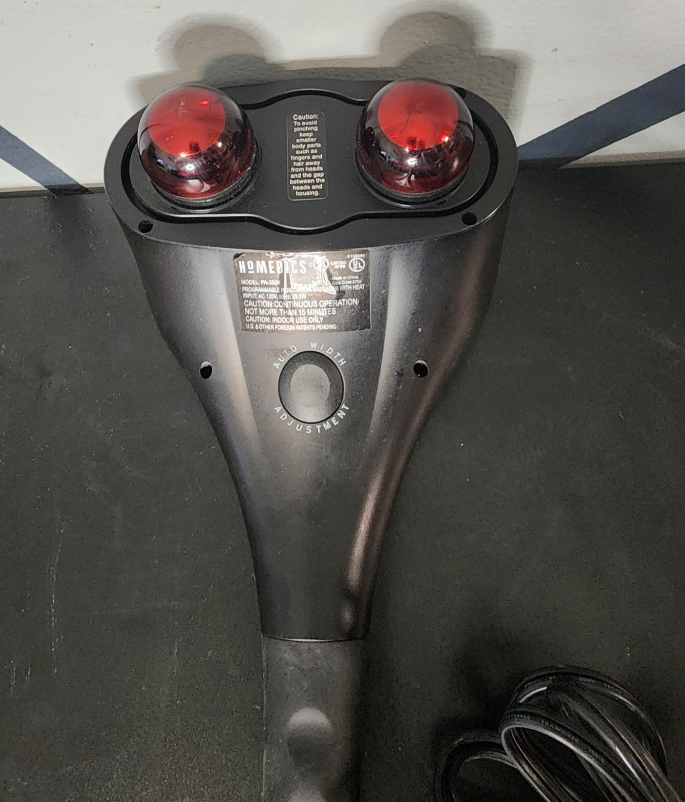 Homemedics PA-350H Massager Programmable Hand Held Percussion Corded