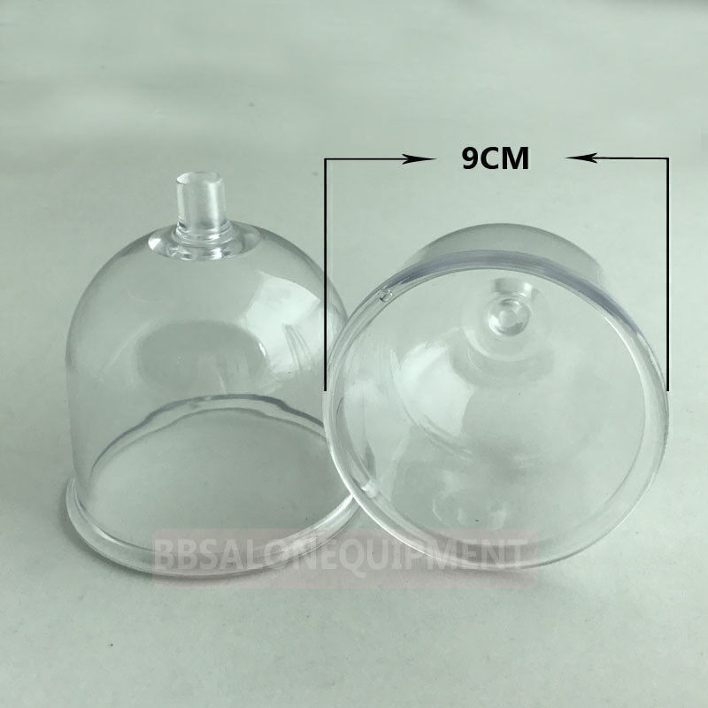 Plastic Vacuum Cupping Cup Replacement For Vacuum Therapy Salon Beauty Equipment