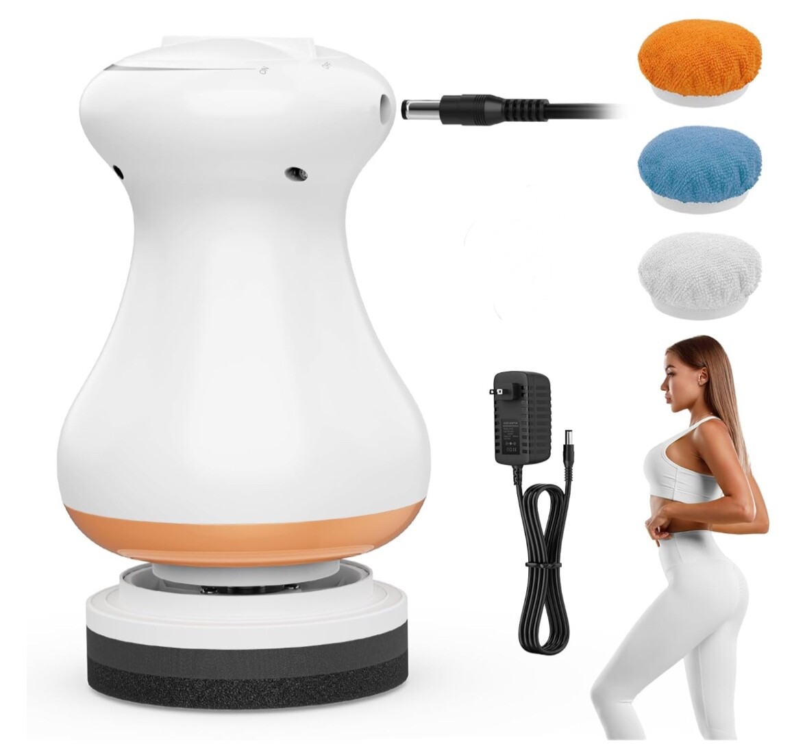 NEW Cellulite Massager V4.0 with 3 Skin Friendly Washable Pa