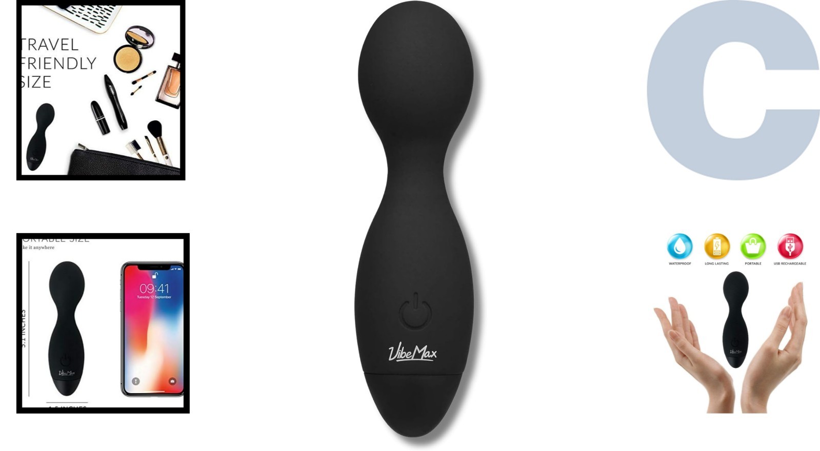 Whisper-Quiet Personal Massager – Waterproof & Lightweight for Stress Relief