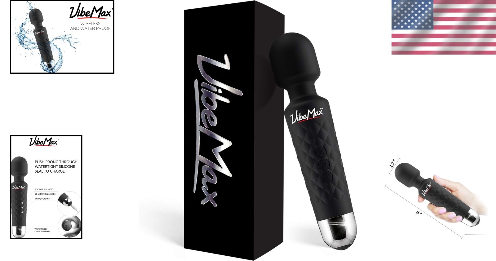Portable Rechargeable Vibration Massager – Quick Tension Relief in Modern Design