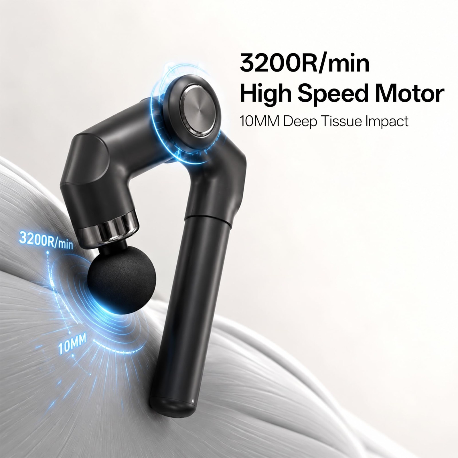 Deep Tissue Massage Gun – Cordless Percussion Muscle Massager, Handheld Electric