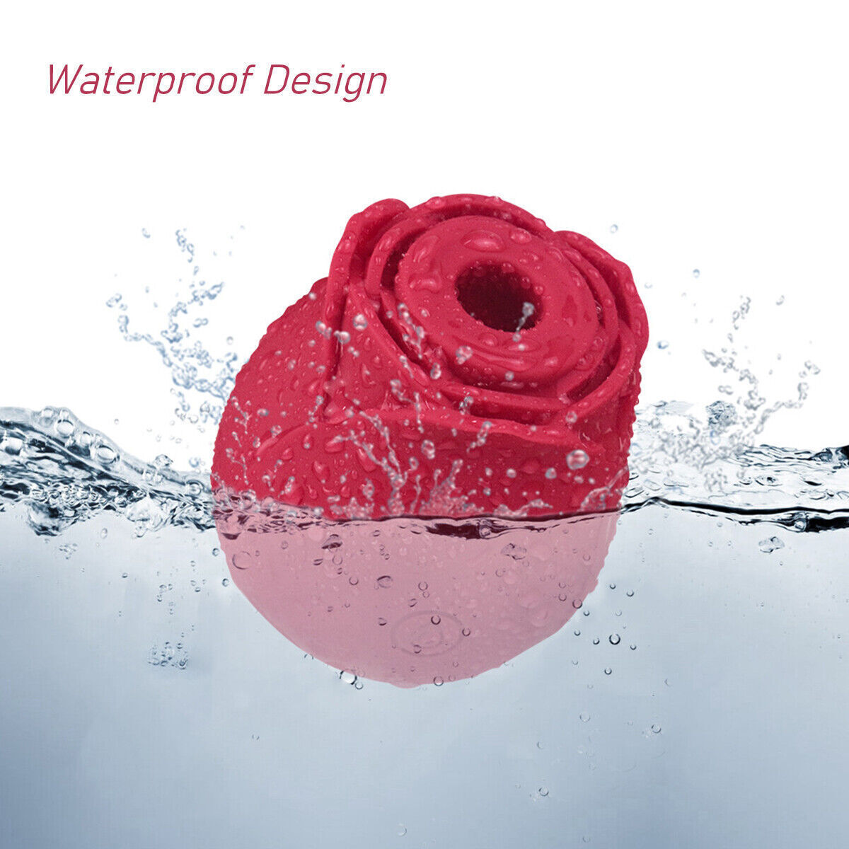 Discreet 10 Speed Personal Massage Rose Vibrator sucking Massager for Women
