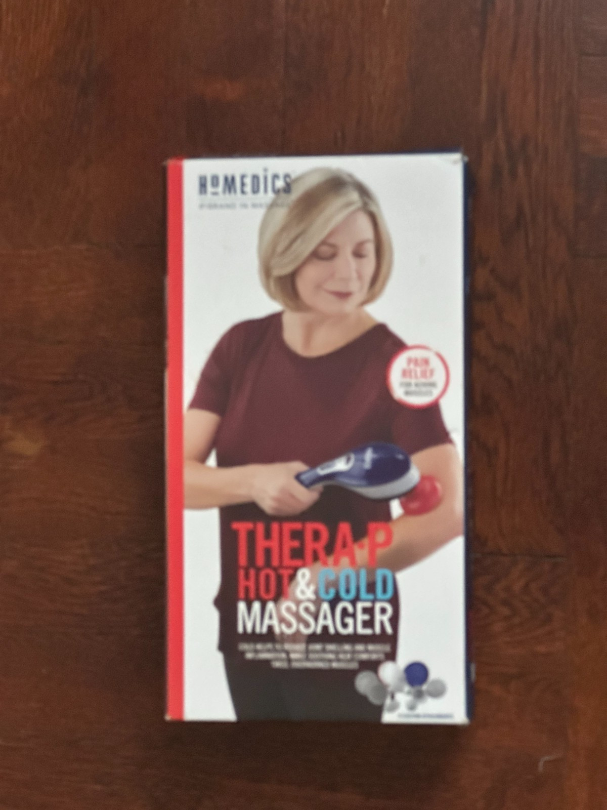 Homedics Thera-P Hot & Cold Handled Variable Speed Massager with 9 Attachment