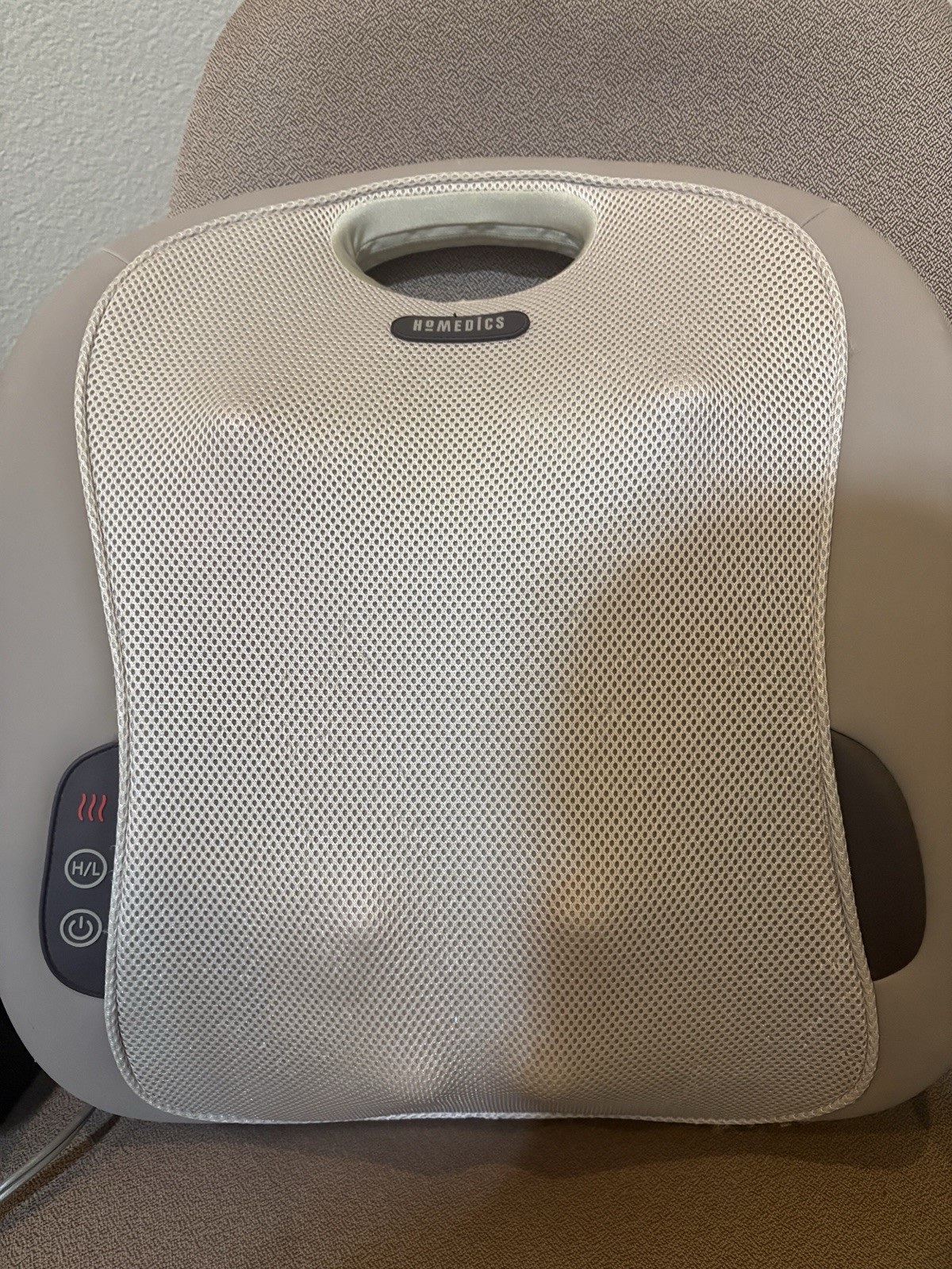 Homedics Shaitsu pro back massager with hand held support to use on any chair