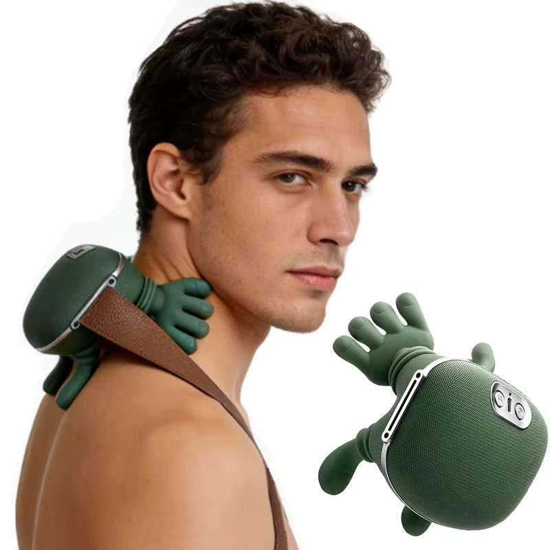 Bionic Neck, Shoulder and Trapezius Massager, Cervical Kneading Massage, brus…