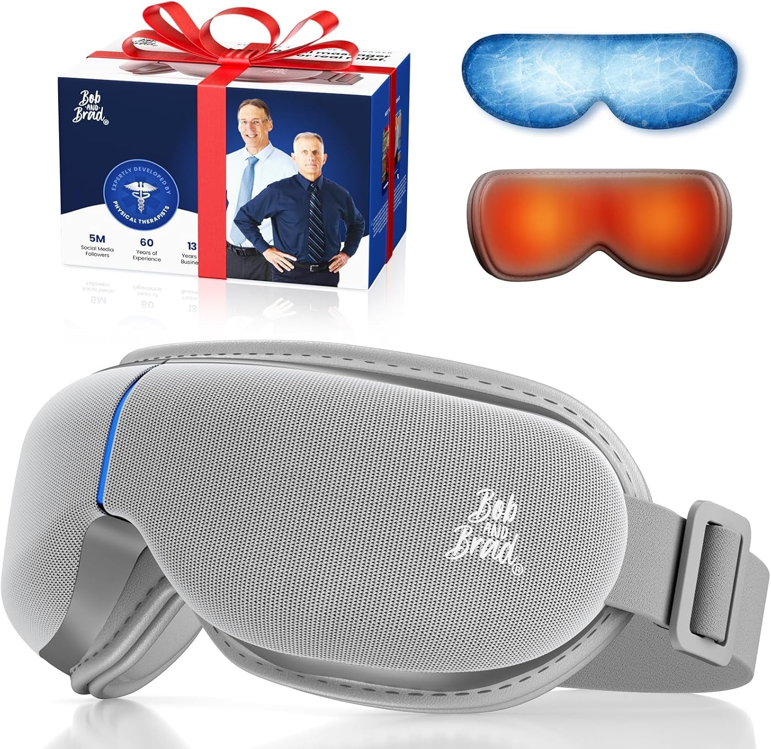 Bob and Brad Smart Eye Massager with Remote Relax Heated Mask FSA/HSA Eligibe