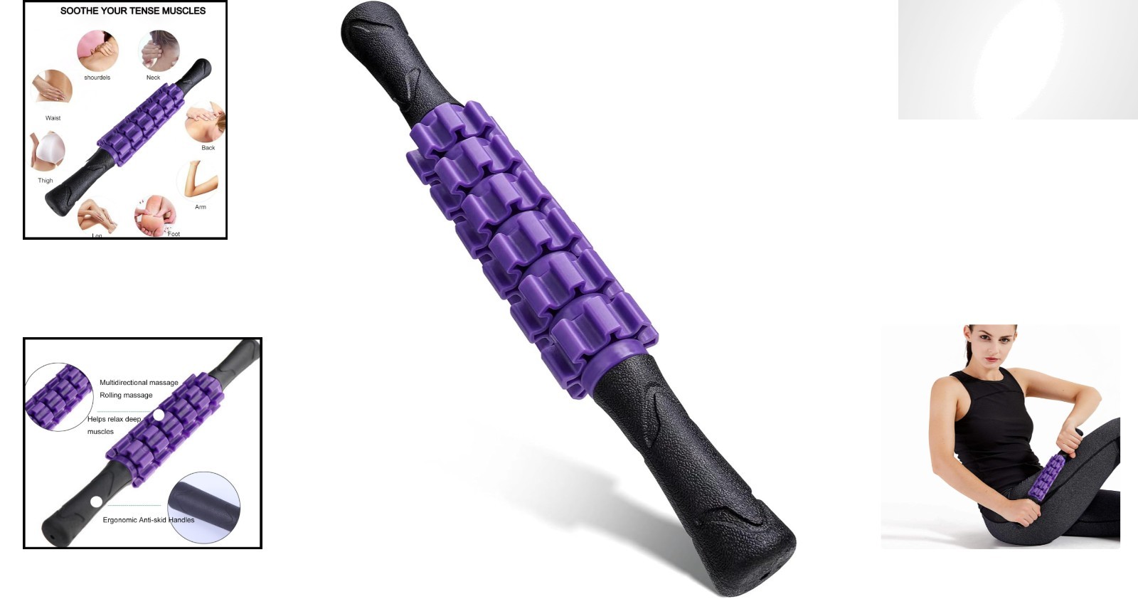 Luxury Muscle Roller Stick – Effective Cellulite Reduction & Tightness Relief