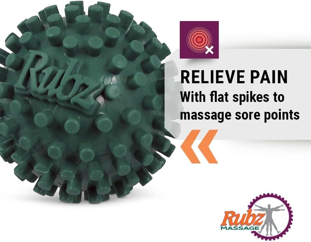 Due North Foot Rubz Hand & Back Massage Ball – Relieve Pain from Plantar Fasciit
