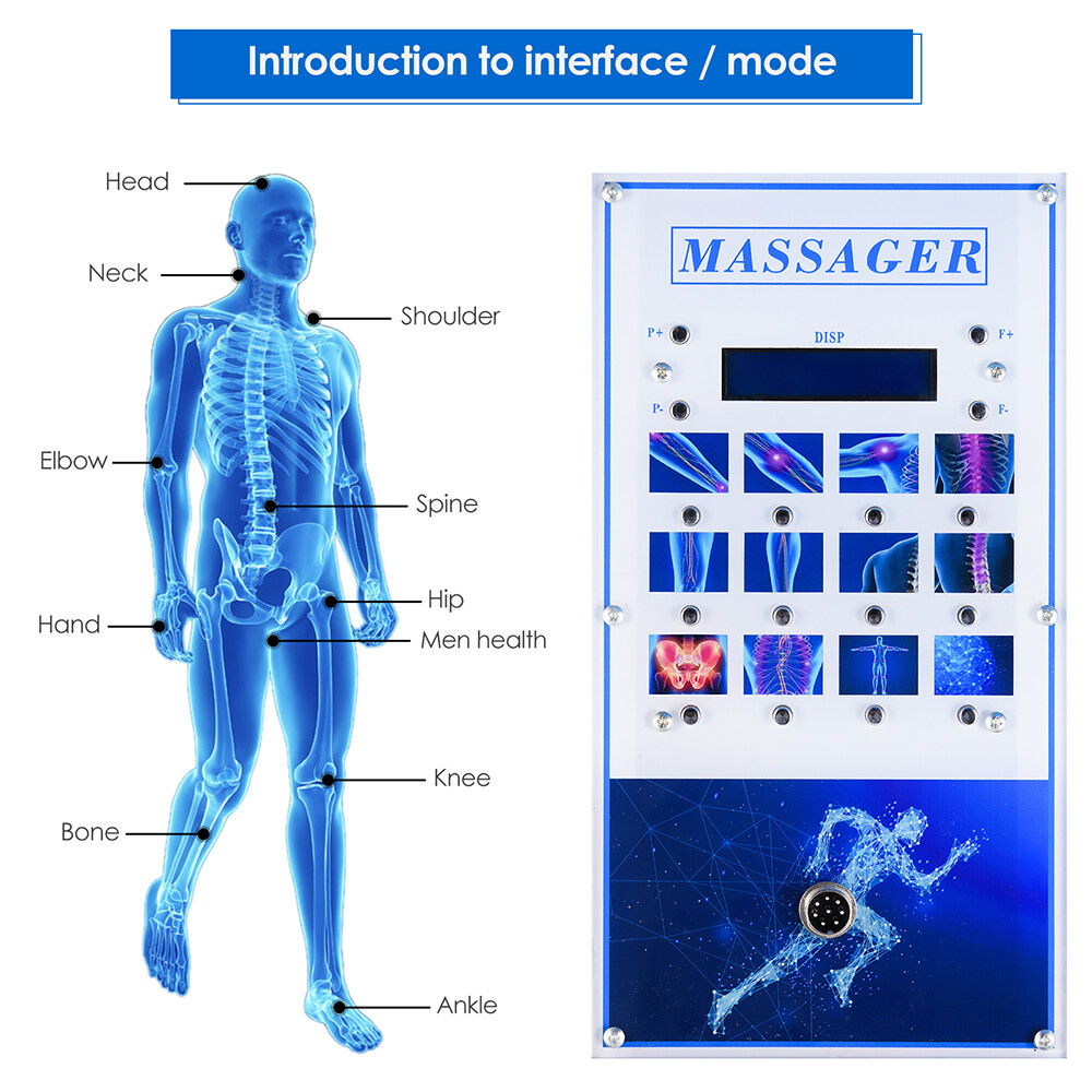 Electric Physiotherapy Shockwave ED Therapy Machine Pain Relief Body Massager