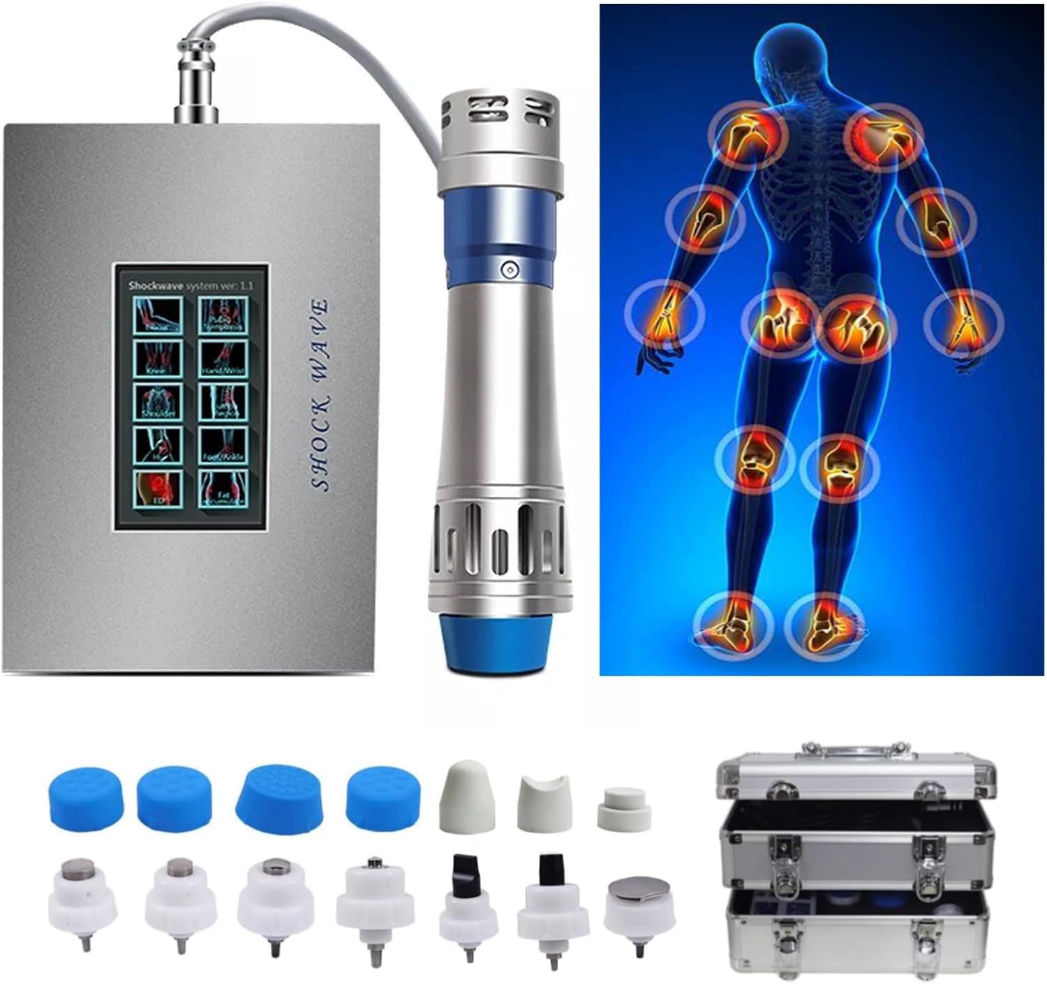 Focused Shockwave Therapy Device Non-Invasive for Athletes Back Elbows