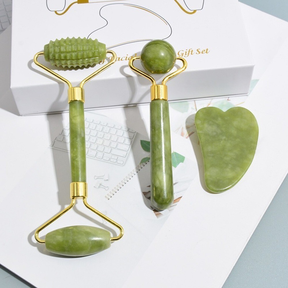 Natural Face Massage Jade Roller for Full Body Massage Therapy