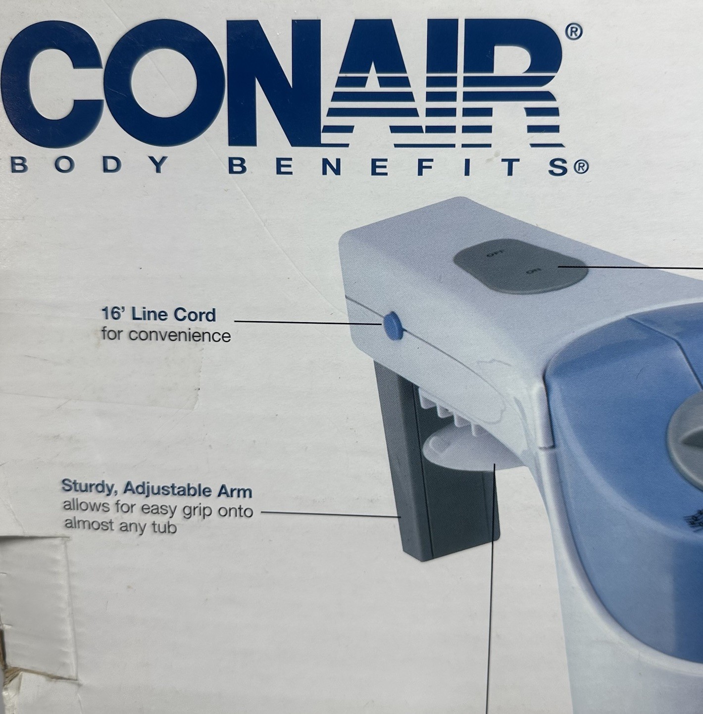 Vtg Conair Body Benefits BTS1D Powerful Water Jet Jacuzzi Bath Spa 2001 NEW