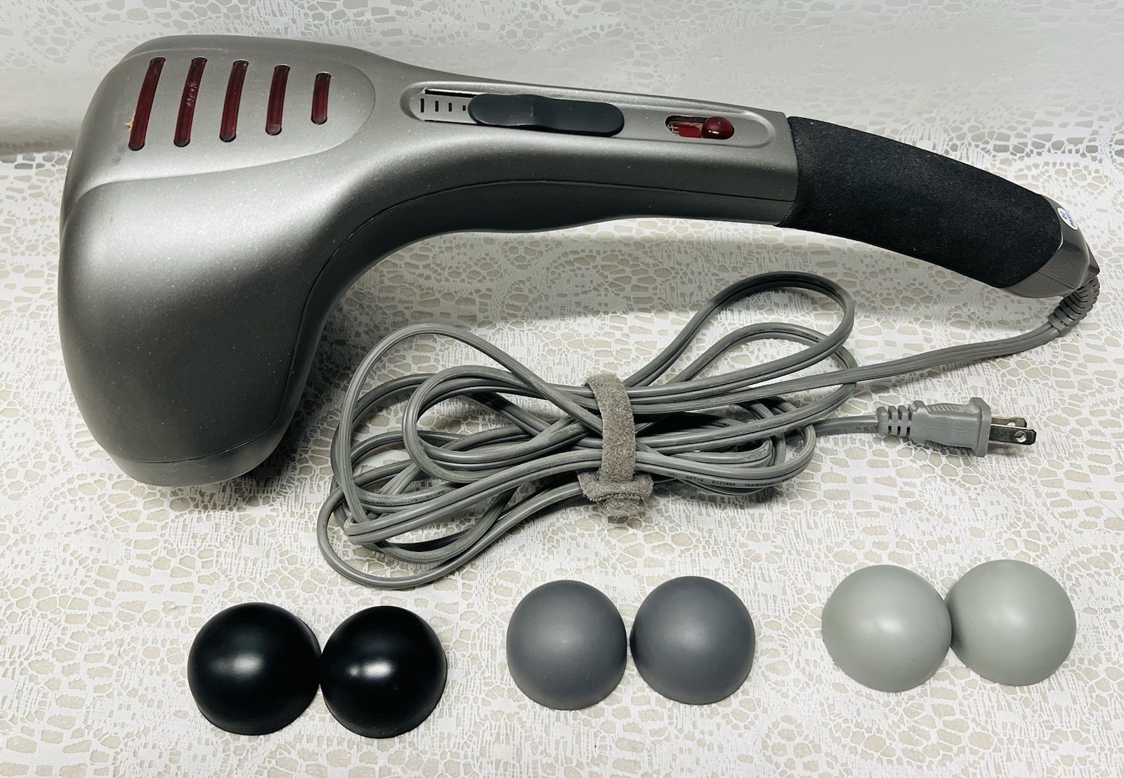 Homedics PA-1HW2 Therapist Select Variable Percussion Massager Heat/Attachments