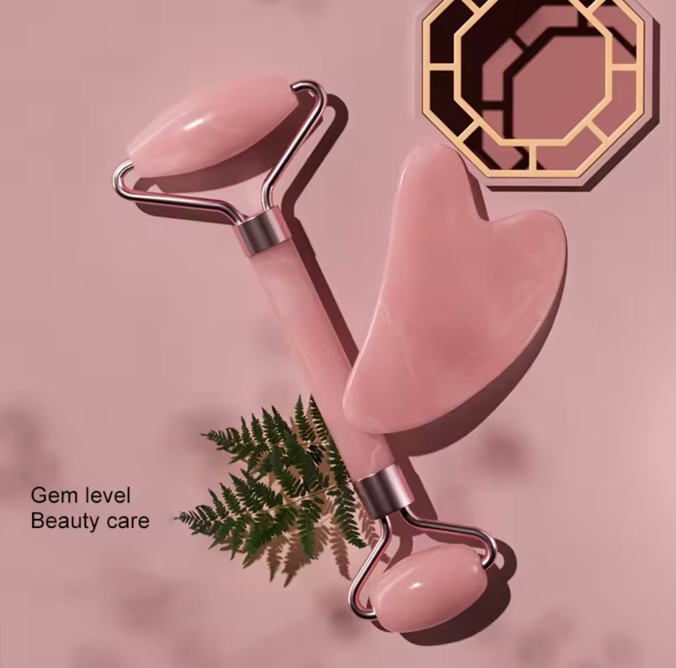 Jade Roller and Gua Sha Set – Guasha Tool for Face – Skin Care Gift Set