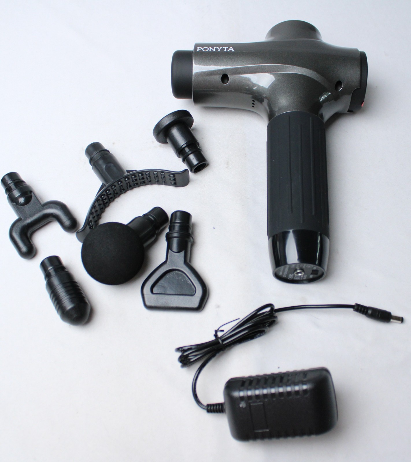 Ponyta Multi Speed Massage Gun AC2 Dark Gray/Black One Size *Open Box Untested*